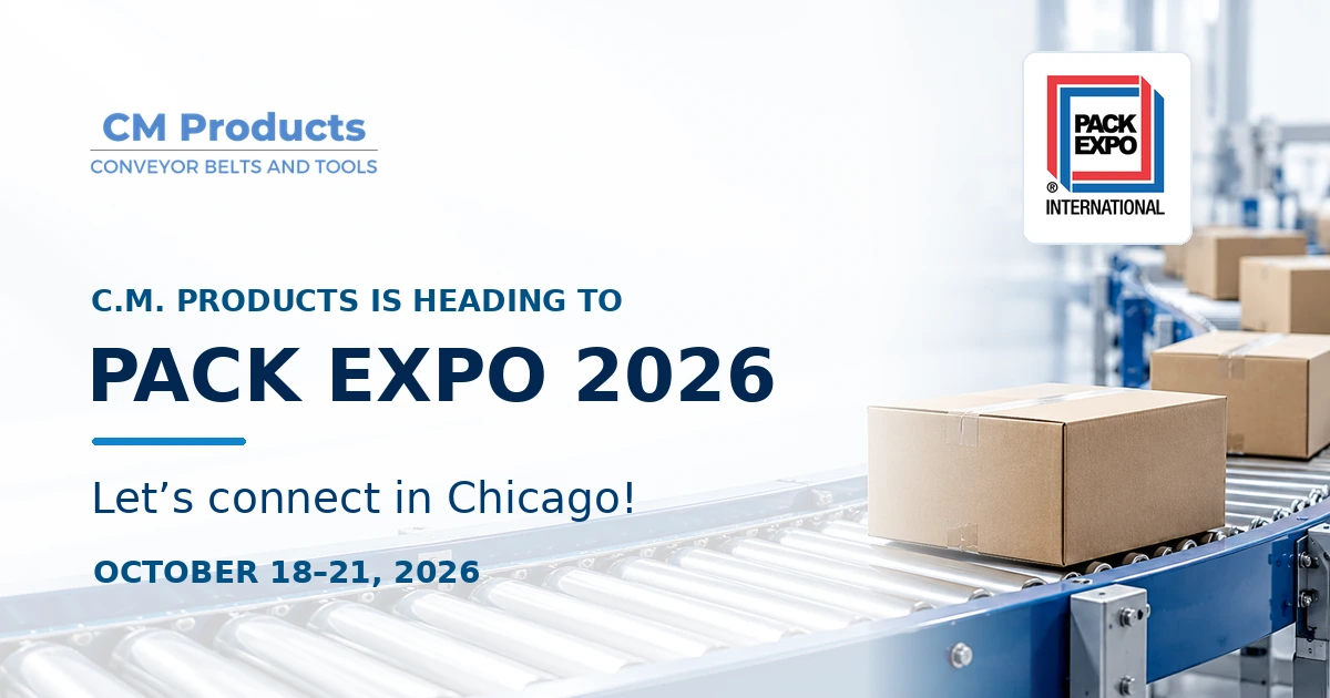 C.M. Products is heading to PACK EXPO 2026. Let’s connect in Chicago! October 18–21, 2026.